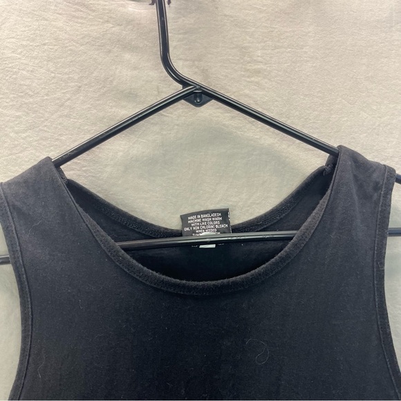 x Vtg Tank Top Men Black Size XL  Cotton “Death Rider” Mint Graphics CH Apparel - Picture 3 of 9